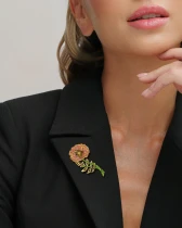 Brooch «Awakening of the Poppy» Brooch «Awakening of the Poppy»