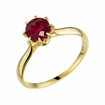 Ring «Ruby accent»