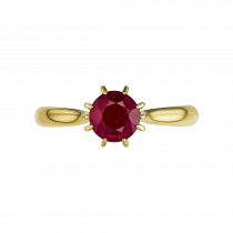 Ring «Ruby accent»