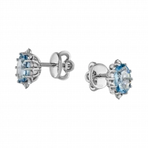 Earrings «In the blue sea»-1