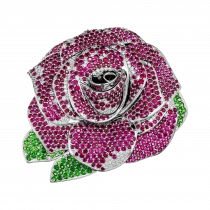 Brooch «Garden of Fiery Dreams»