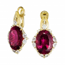 Earrings «Tartness of Cherries»