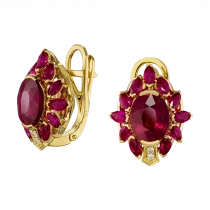 Earrings «Papavero»-1