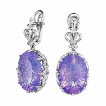 Earrings «Under the Veil of Lavender Dreams»