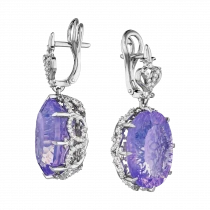 Earrings «Under the Veil of Lavender Dreams»