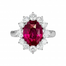 Ring «Fiery Legacy of Mogok»