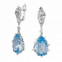 Earrings «Snow Ligature» Earrings «Snow Ligature»