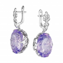 Earrings «In Lavender Captivity»
