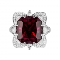 Ring «Pulsation of Scarlet Sparks»