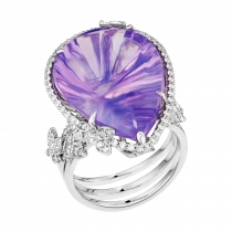 Ring «Lavender Resonance»