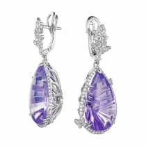 Earrings «Lavender Resonance»