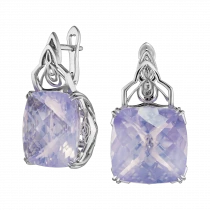 Earrings «Lavender Impressionism»
