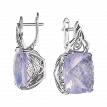 Earrings «Lavender Impressionism»