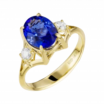 Ring «Weightless Depth»