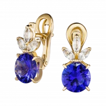 Earrings «Twilight Iris»