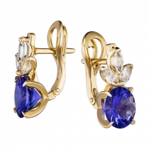 Earrings «Twilight Iris»