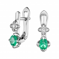 Earrings «Taiga Camellia»