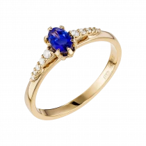 Ring «Flowing like a ringing stream»