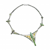 Necklace «Tourmaline Waltz»