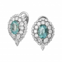 Earrings «Sea foam»