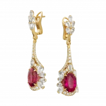 Earrings «Sensual flame»