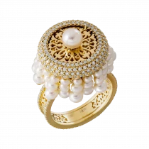 Ring «Pearl crown»