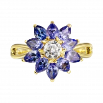 Ring «Flower rareish»