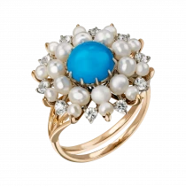 Ring «pearl sea»