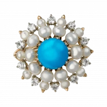 Ring «pearl sea»