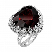 Ring «fire of hearts»