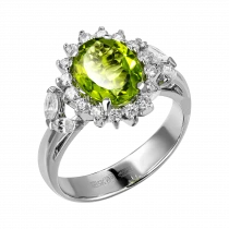 Ring «Reflection of spring»