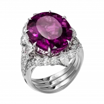 Ring «Luxurious sunset color»