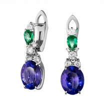 Earrings «Elegance in color»