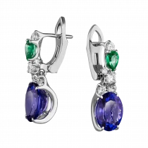 Earrings «Elegance in color»