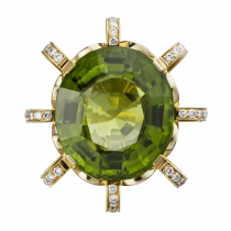 Ring «Green sun»