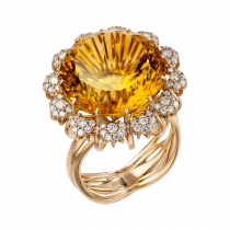 Ring «Face of the golden sun»